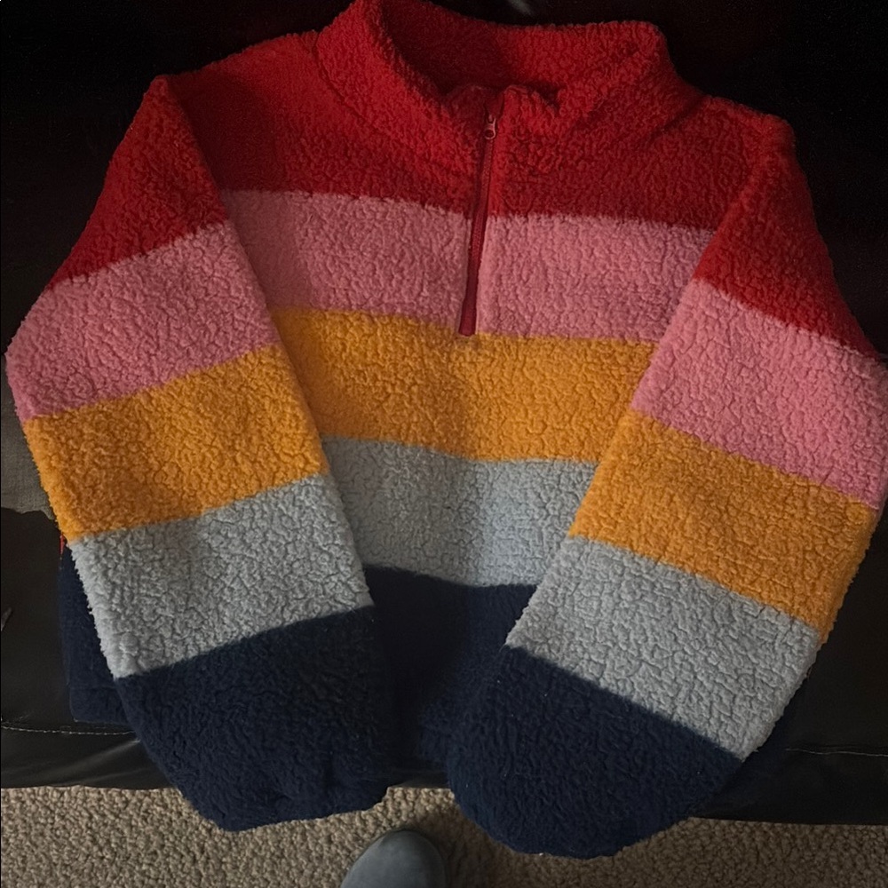 Colorful Striped Kids Jacket